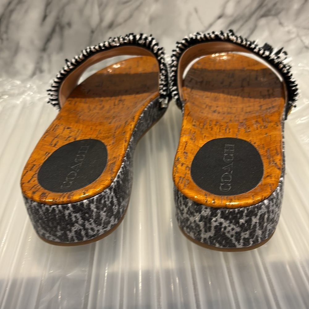 Coach Raffia Sandals - Picture 4 of 7